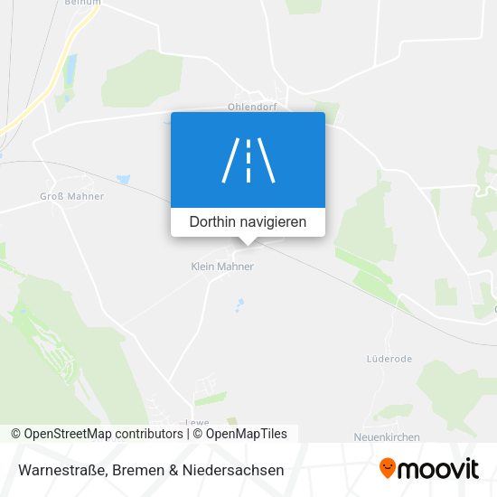 Warnestraße Karte