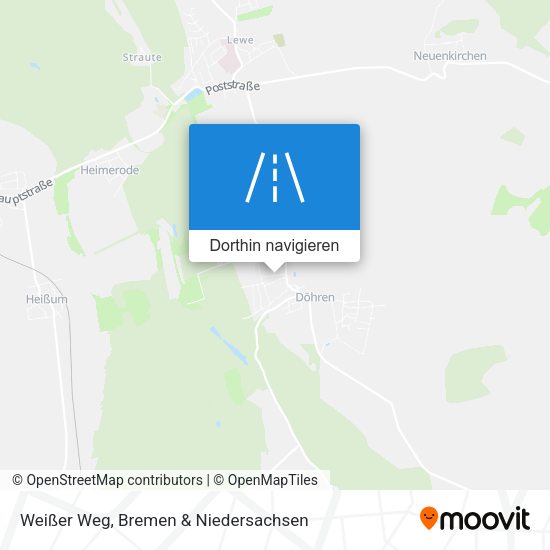Weißer Weg Karte