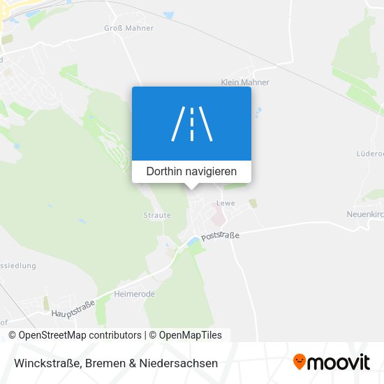 Winckstraße Karte
