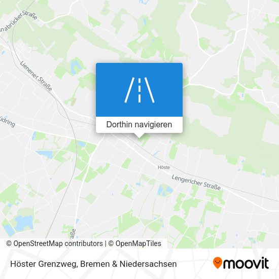 Höster Grenzweg Karte