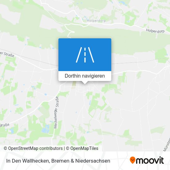In Den Wallhecken Karte