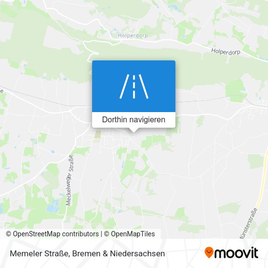 Memeler Straße Karte