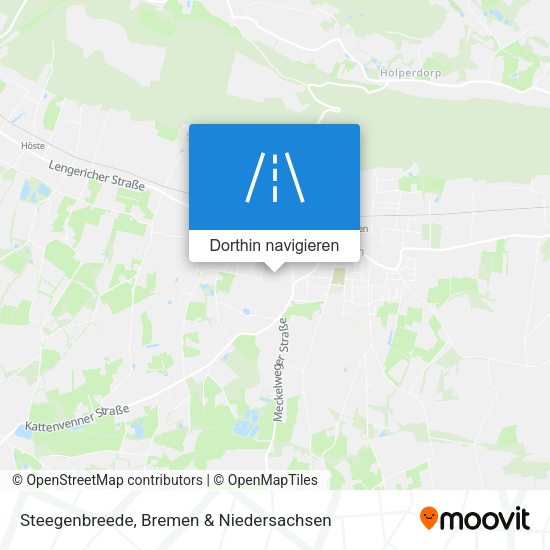 Steegenbreede Karte