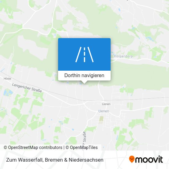 Zum Wasserfall Karte