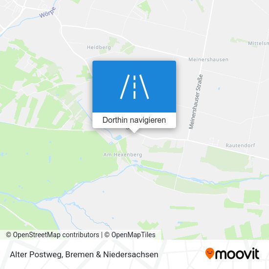 Alter Postweg Karte