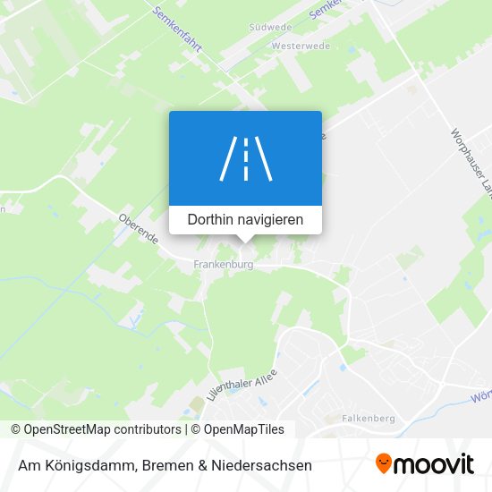 Am Königsdamm Karte