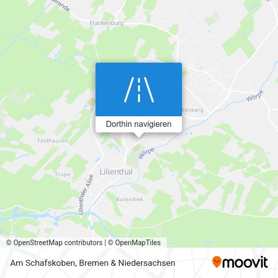 Am Schafskoben Karte