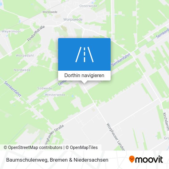 Baumschulenweg Karte