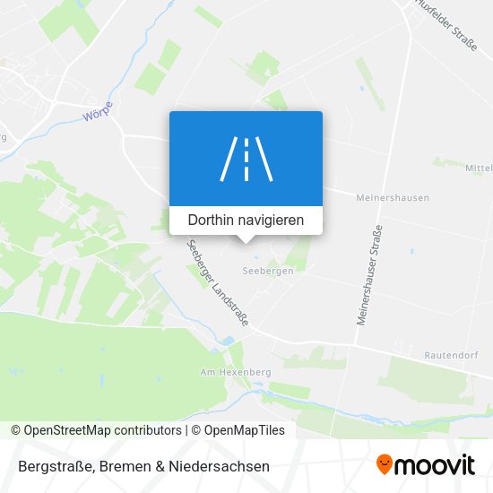 Bergstraße Karte