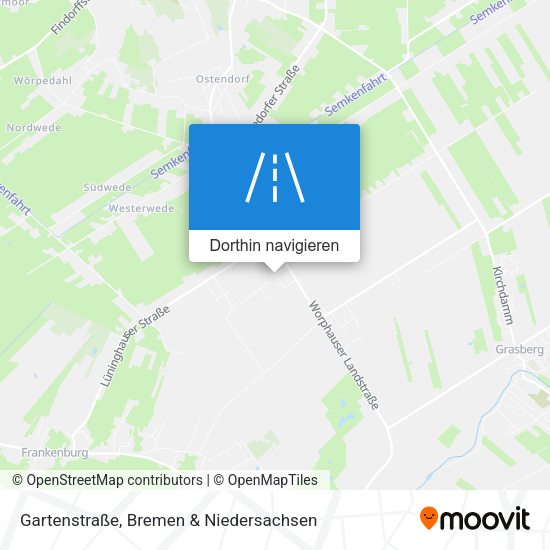 Gartenstraße Karte