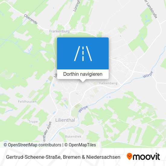 Gertrud-Scheene-Straße Karte