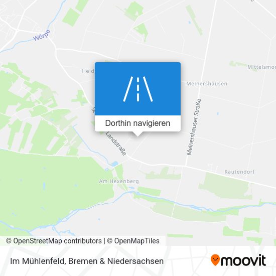 Im Mühlenfeld Karte