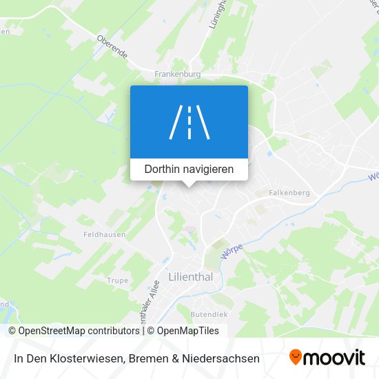 In Den Klosterwiesen Karte