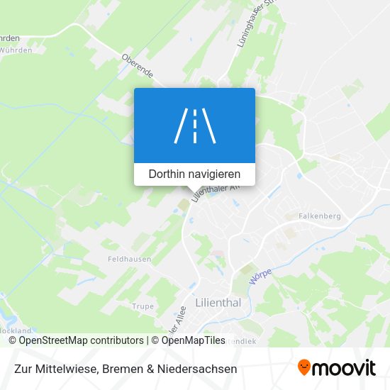 Zur Mittelwiese Karte