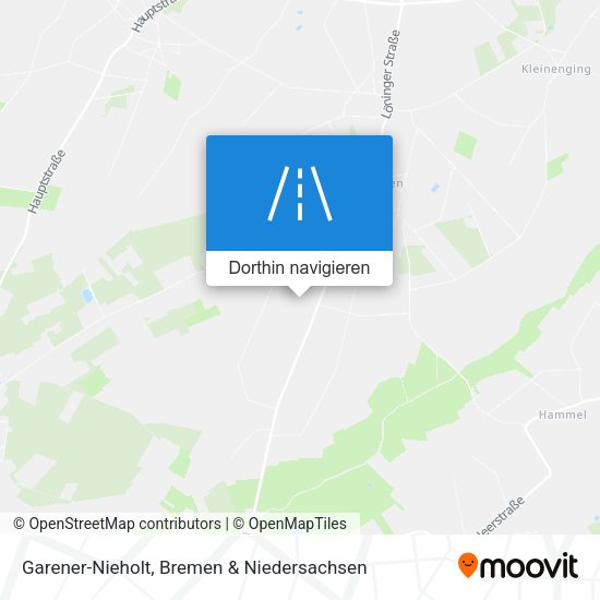 Garener-Nieholt Karte