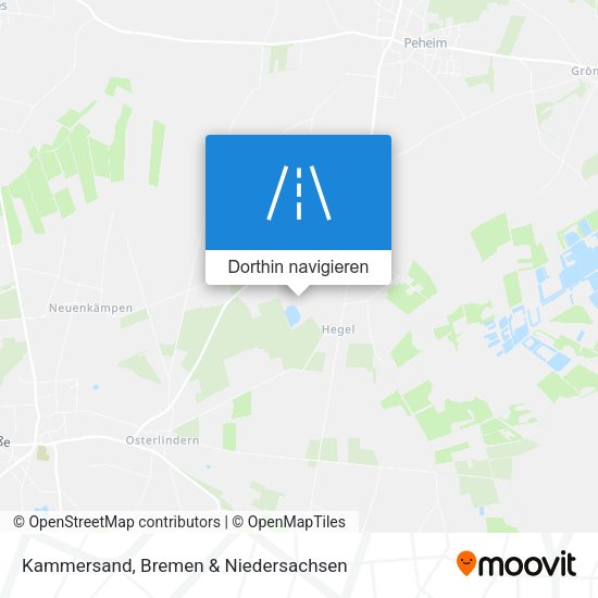 Kammersand Karte