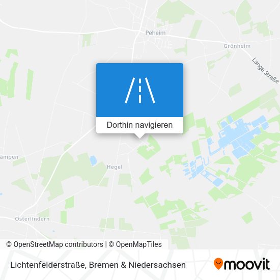 Lichtenfelderstraße Karte
