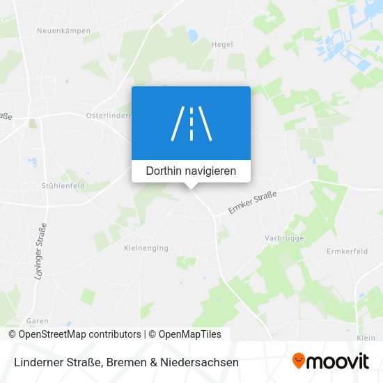 Linderner Straße Karte