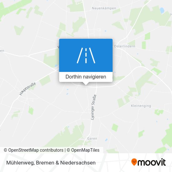 Mühlenweg Karte
