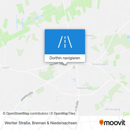 Werlter Straße Karte