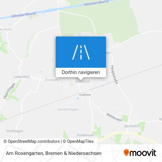Am Rosengarten Karte