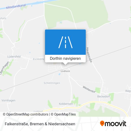 Falkenstraße Karte