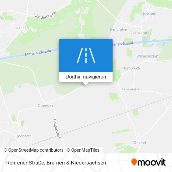 Rehrener Straße Karte