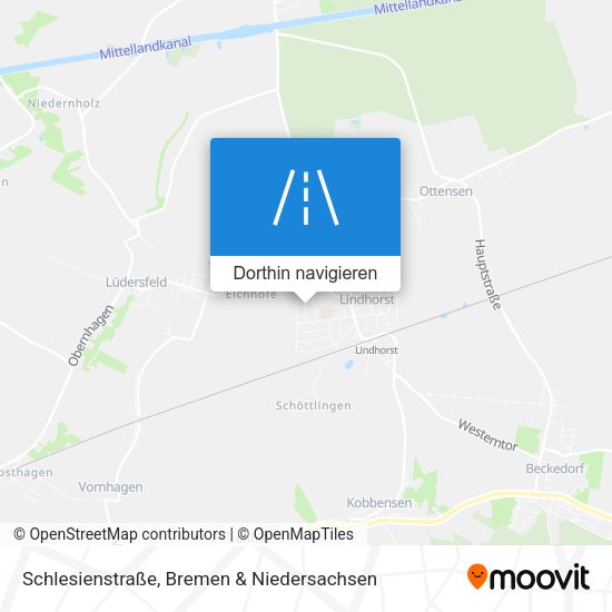 Schlesienstraße Karte
