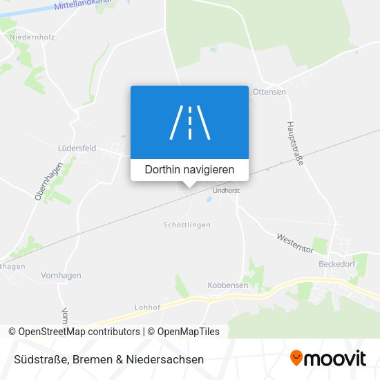 Südstraße Karte