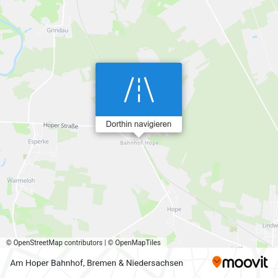 Am Hoper Bahnhof Karte