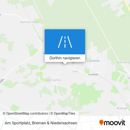 Am Sportplatz Karte
