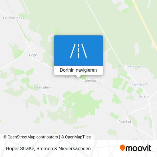Hoper Straße Karte