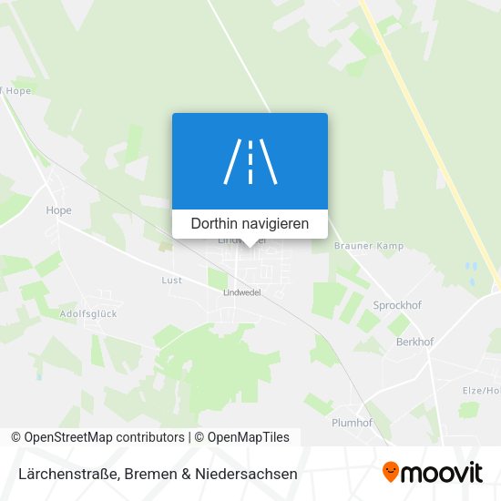 Lärchenstraße Karte