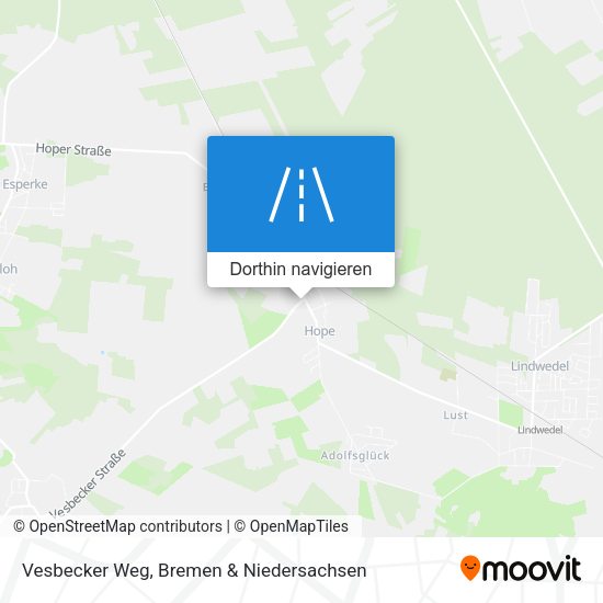Vesbecker Weg Karte