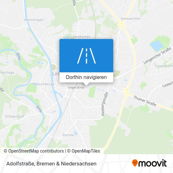 Adolfstraße Karte