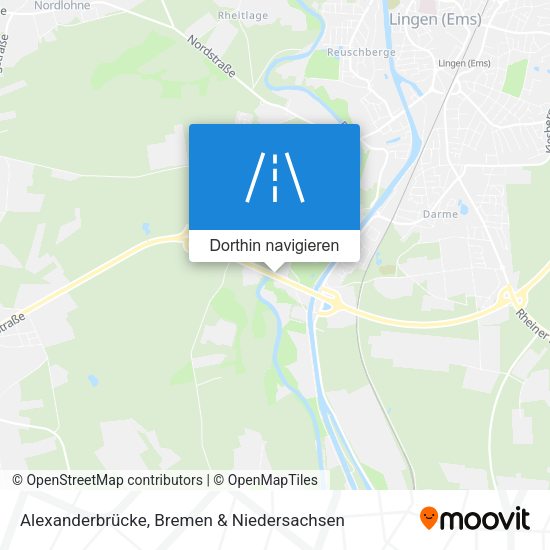 Alexanderbrücke Karte