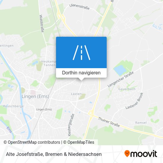 Alte Josefstraße Karte
