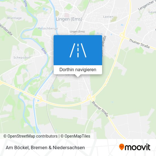 Am Böckel Karte