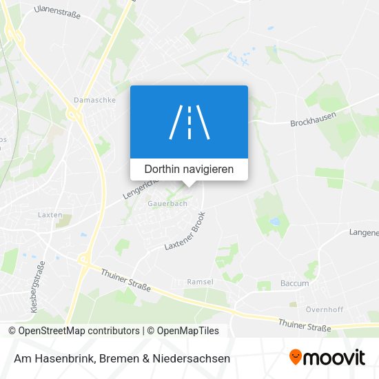 Am Hasenbrink Karte