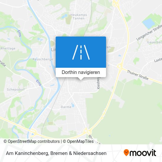 Am Kaninchenberg Karte