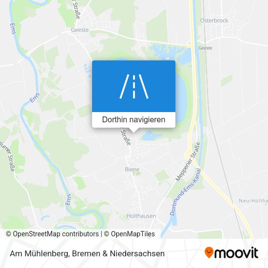 Am Mühlenberg Karte