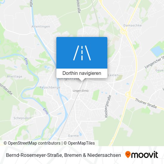 Bernd-Rosemeyer-Straße Karte