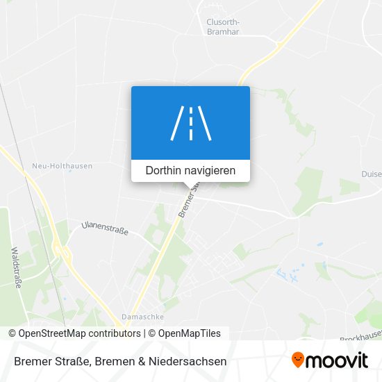 Bremer Straße Karte