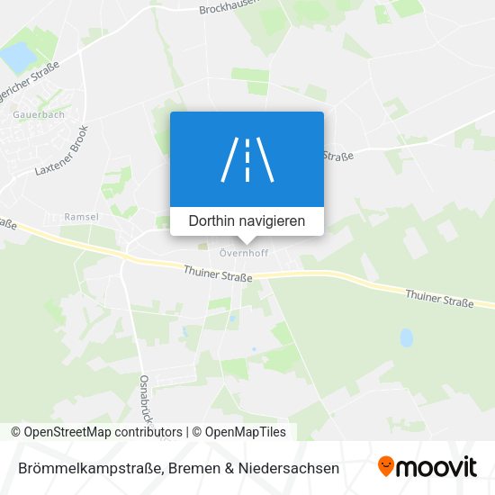 Brömmelkampstraße Karte