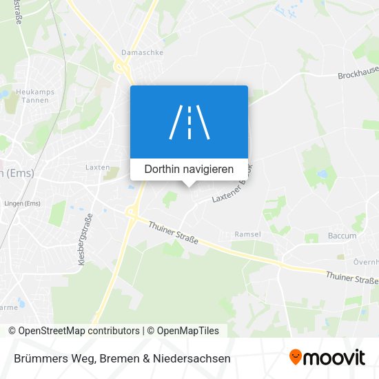 Brümmers Weg Karte