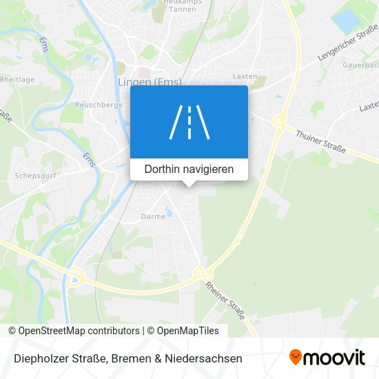 Diepholzer Straße Karte