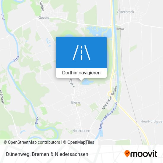 Dünenweg Karte