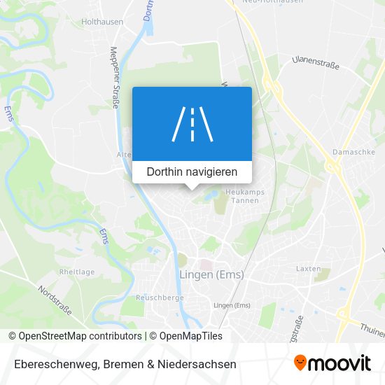 Ebereschenweg Karte
