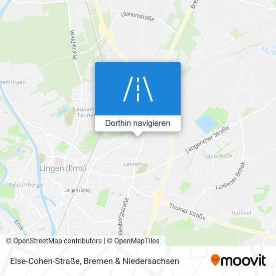 Else-Cohen-Straße Karte