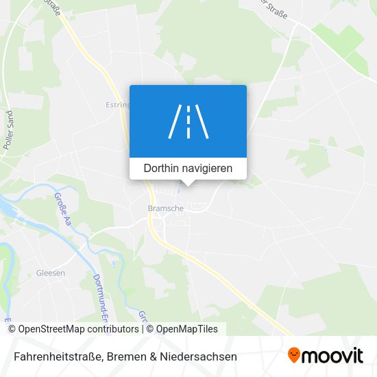 Fahrenheitstraße Karte